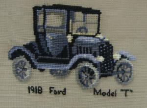 1918 Ford Model "T" 1814 Center Filled Canvas 