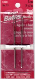 Susan Bates Steel Yarn Needles 2.75" #14080 2 in a Package