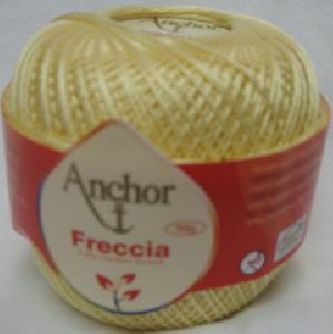 Anchor Freccia 0300 Light Yellow Size 10 Crochet 100% Mercerized Cotton