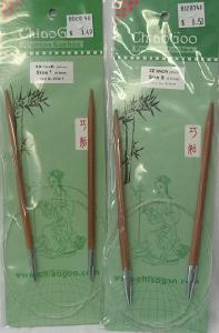 ChiaoGoo 32"/80 cm 3.75 mm/US 5 Bamboo Circular Needle