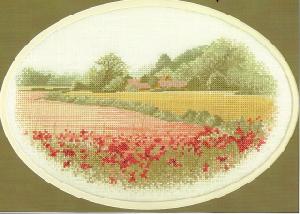 Heritage Stitchcraft JCPF254 Poppy Farm (X Stitch Pattern Only)  