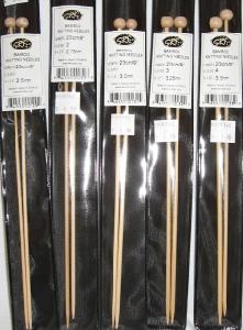 SRK 09"/23cm 2.5mm/US 1-2 Bamboo Pair 
