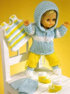 Sirdar 3122 Doll Clothes
