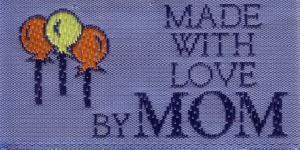 Unique Labels 4511 Made with Love by Mom 2/Package